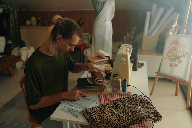 Ukážka práce na stroji